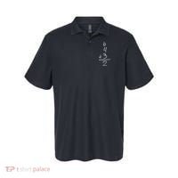 Baseball Inspired Math 6 4 3 2 Double Play Polo thumb 0