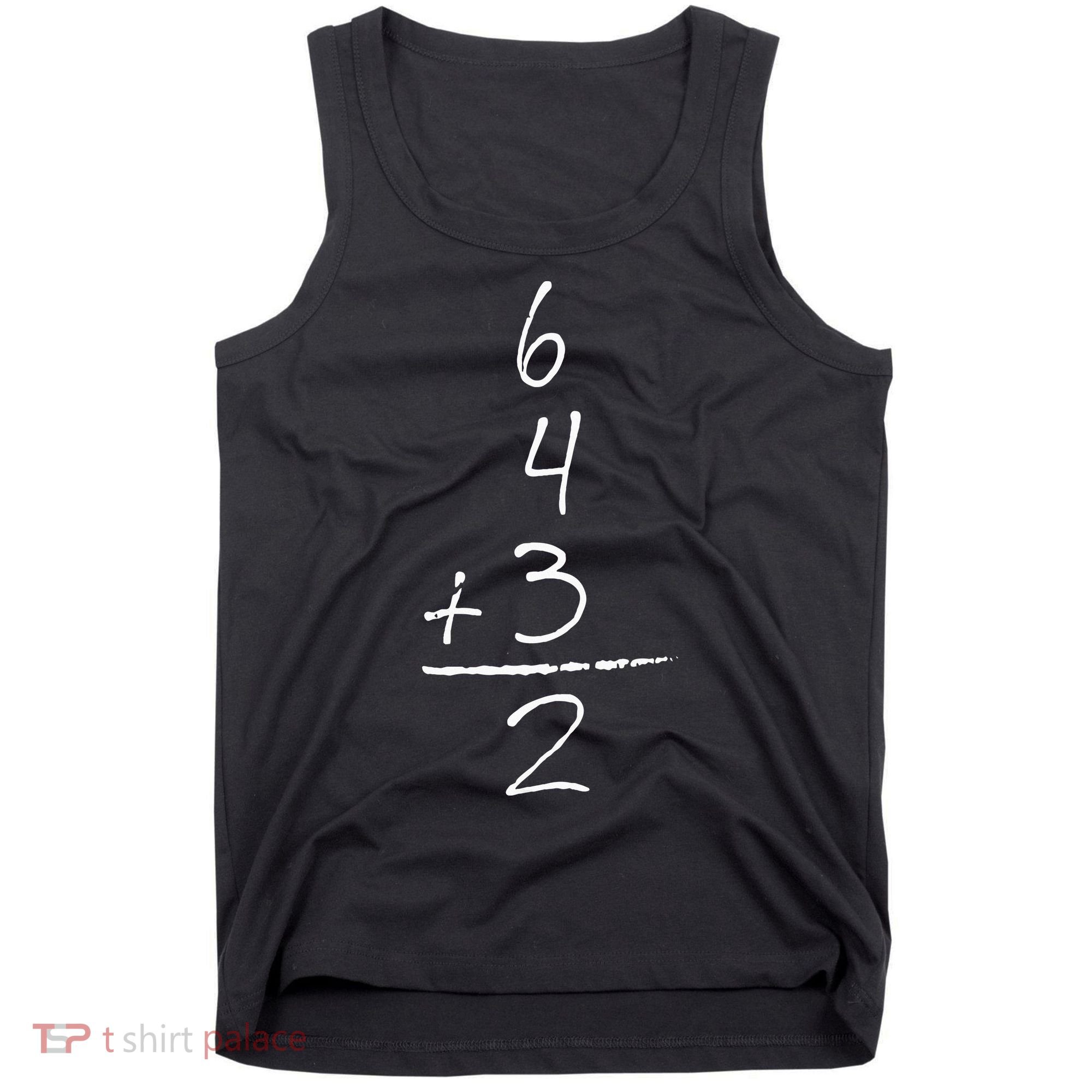 Baseball Inspired Math 6 4 3 2 Double Play Tank Top