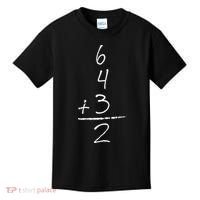 Baseball Inspired Math 6 4 3 2 Double Play Kids T-Shirt thumb 0