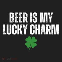 Beer Is My Lucky Charm Funny St Patricks Day Beanie thumb 2