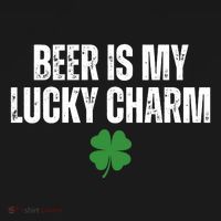 Beer Is My Lucky Charm Funny St Patricks Day Women's Hoodie thumb 2