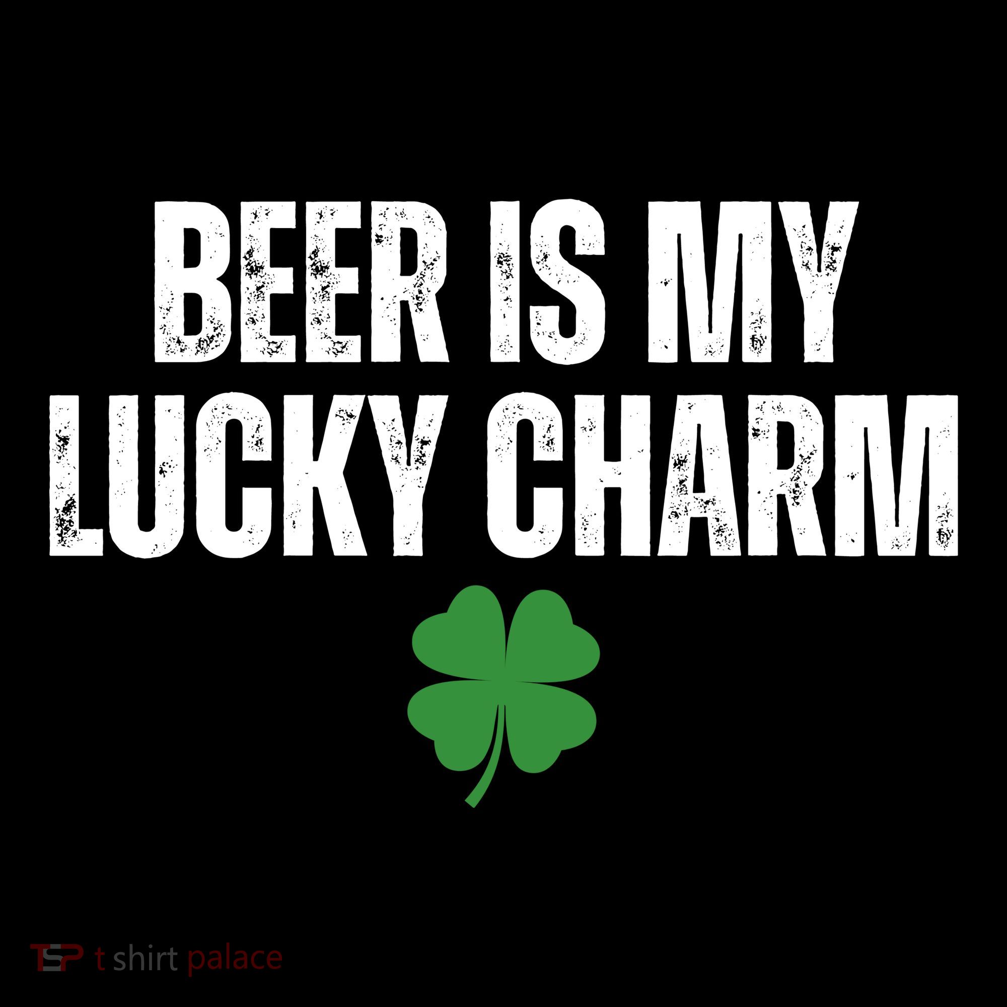 Beer Is My Lucky Charm Funny St Patricks Day Women's Hoodie