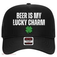 Beer Is My Lucky Charm Funny St Patricks Day Hat thumb 0