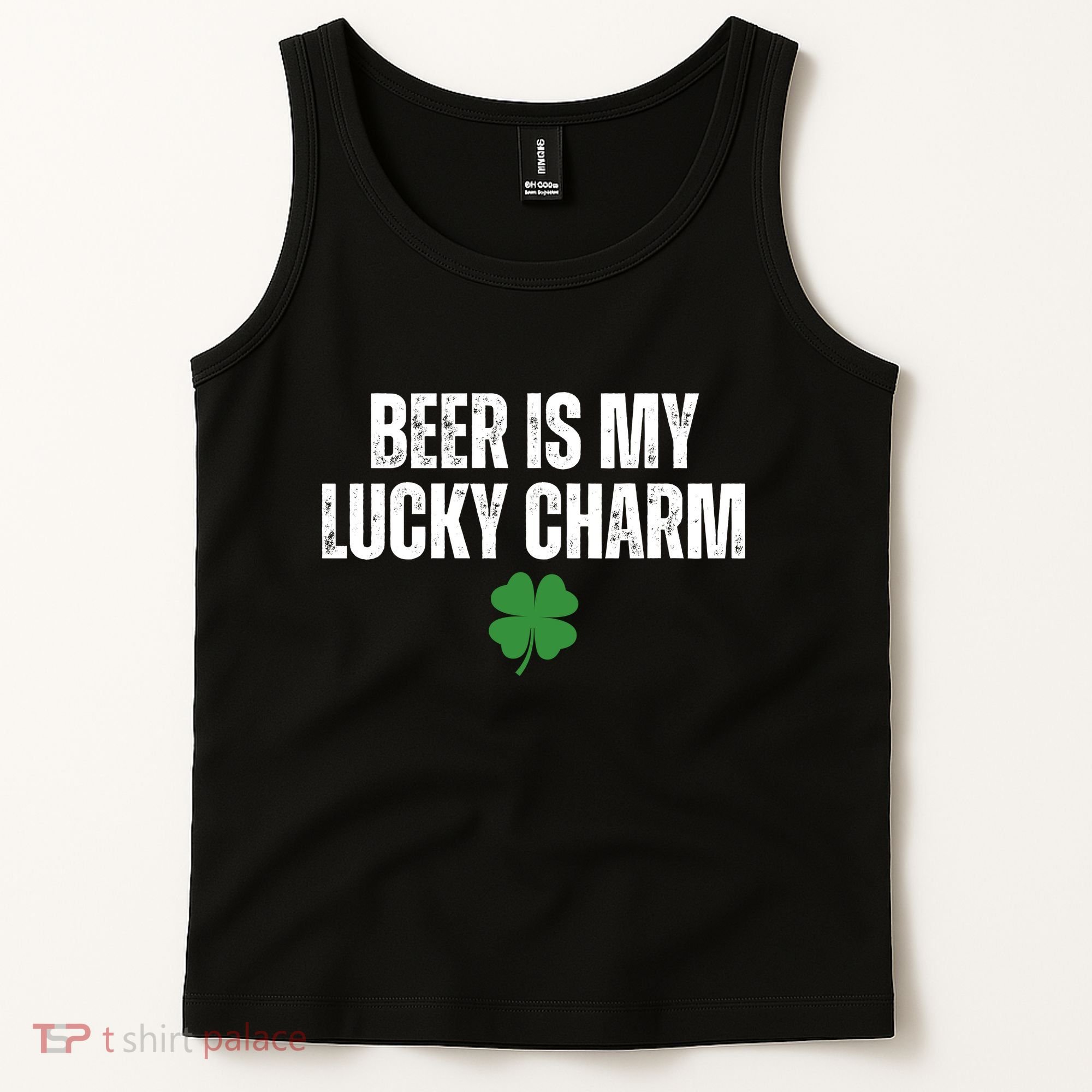 Beer Is My Lucky Charm Funny St Patricks Day Tank Top