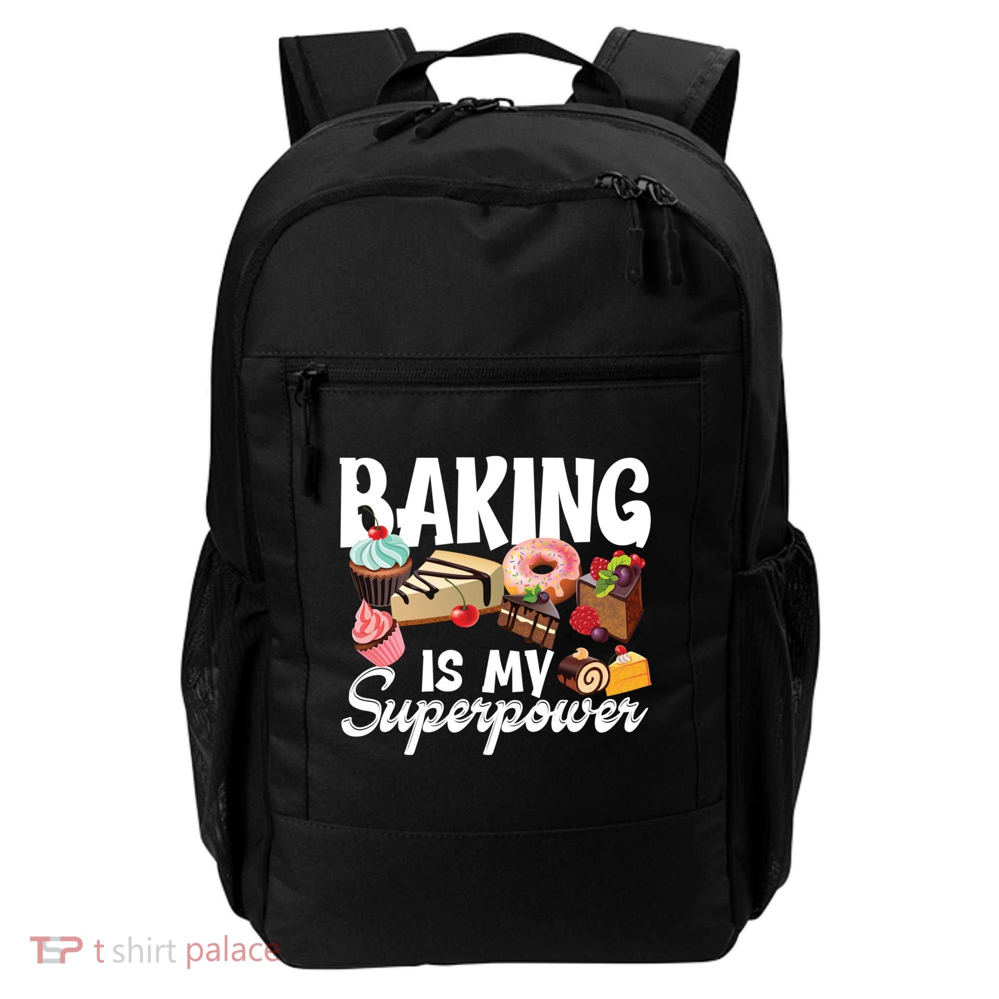 Baking Is My Superpower Clothing Teens Cool Gift Backpack