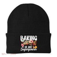 Baking Is My Superpower Clothing Teens Cool Gift Beanie thumb 0