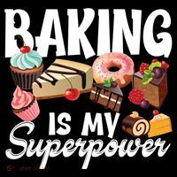Baking Is My Superpower Clothing Teens Cool Gift Women's Hoodie thumb 2