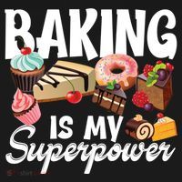 Baking Is My Superpower Clothing Teens Cool Gift Ornament thumb 1