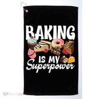 Baking Is My Superpower Clothing Teens Cool Gift Golf Towel thumb 0