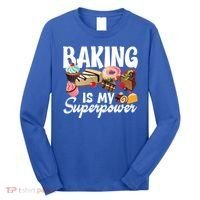 Baking Is My Superpower Clothing Teens Cool Gift Long Sleeve Shirt thumb 0