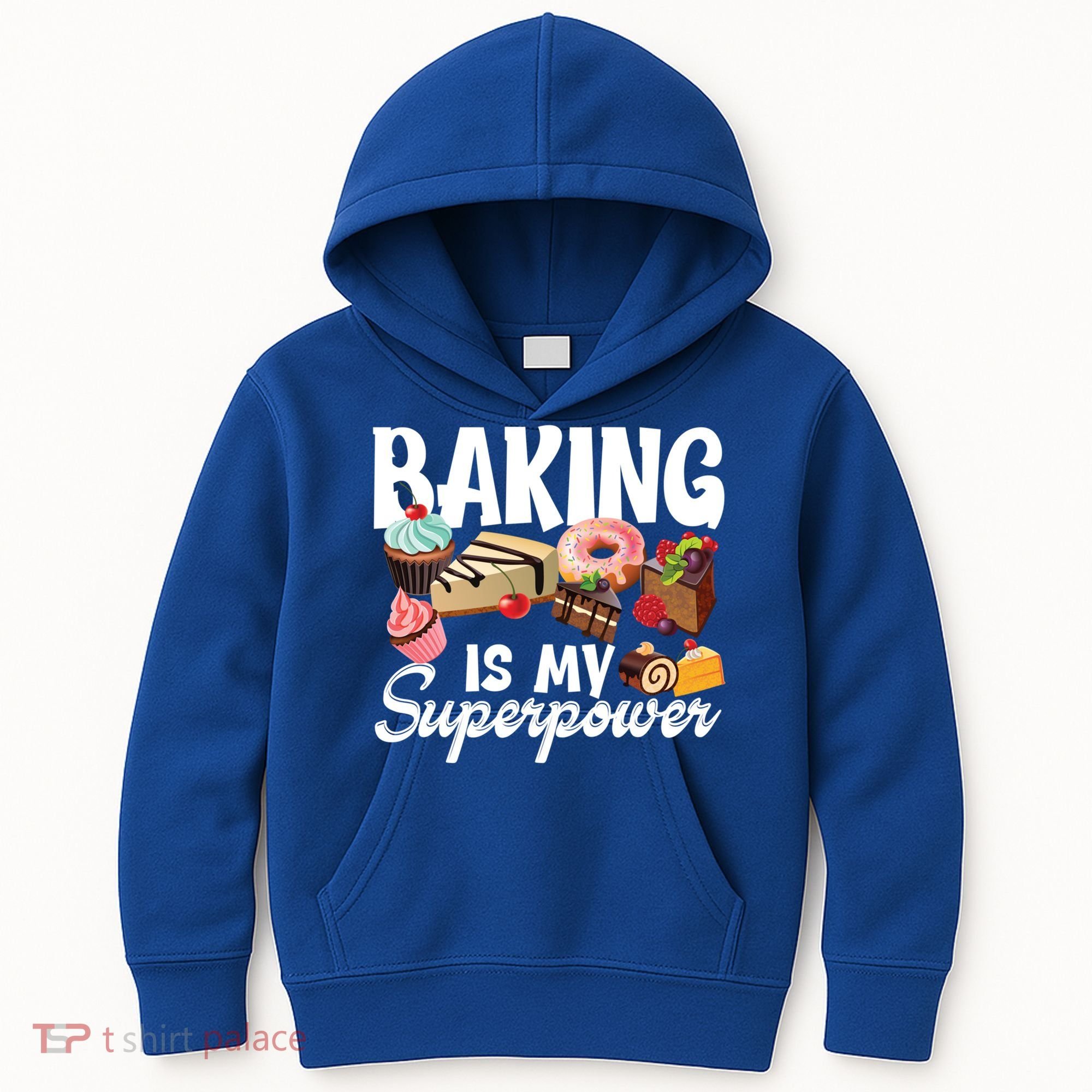 Baking Is My Superpower Clothing Teens Cool Gift Kids Hoodie