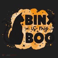 Binx Is My Boo Halloween Cat Scary Holiday Horror Night Beanie thumb 2