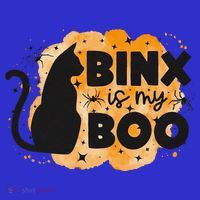 Binx Is My Boo Halloween Cat Scary Holiday Horror Night Hoodie thumb 2