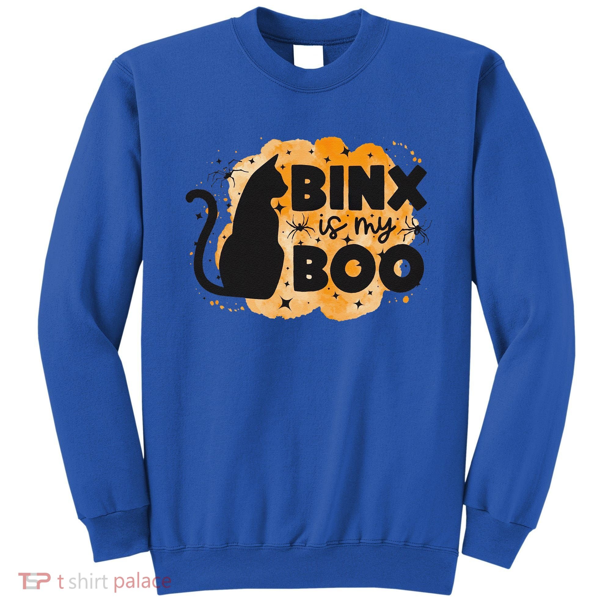 Binx Is My Boo Halloween Cat Scary Holiday Horror Night Sweatshirt