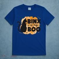 Binx Is My Boo Halloween Cat Scary Holiday Horror Night T-Shirt thumb 5