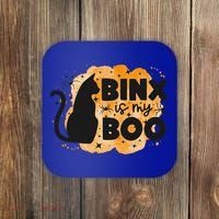Binx Is My Boo Halloween Cat Scary Holiday Horror Night Coaster thumb 0