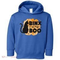 Binx Is My Boo Halloween Cat Scary Holiday Horror Night Toddler Hoodie thumb 0