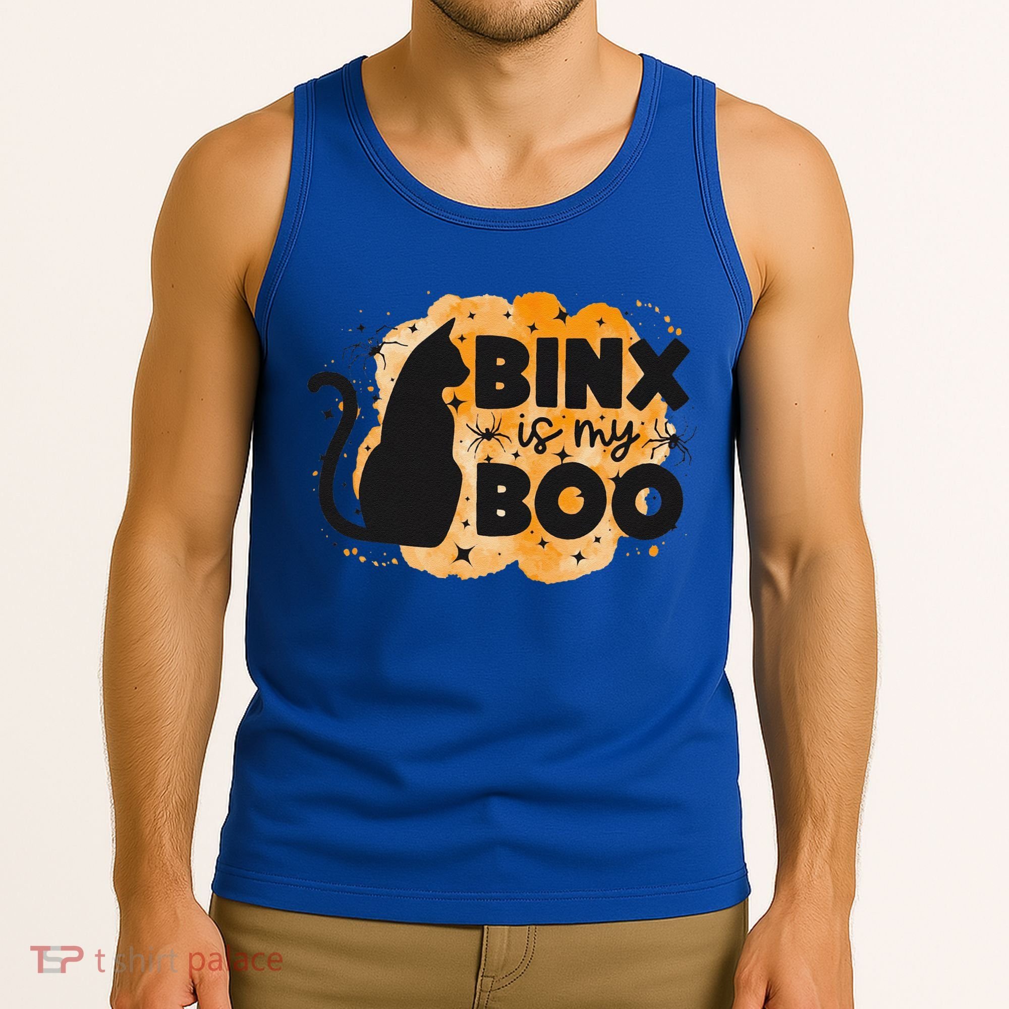 Binx Is My Boo Halloween Cat Scary Holiday Horror Night Tank Top