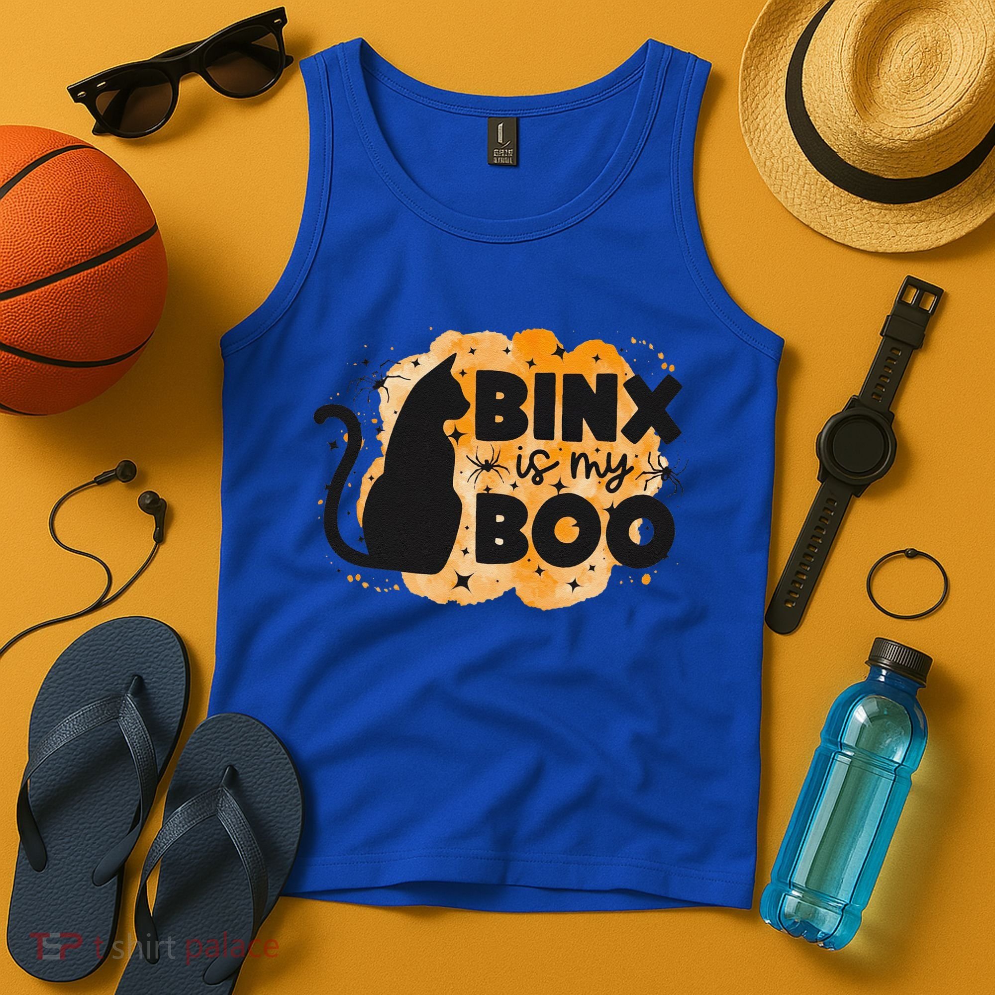 Binx Is My Boo Halloween Cat Scary Holiday Horror Night Tank Top