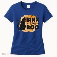 Binx Is My Boo Halloween Cat Scary Holiday Horror Night Women's T-Shirt thumb 0