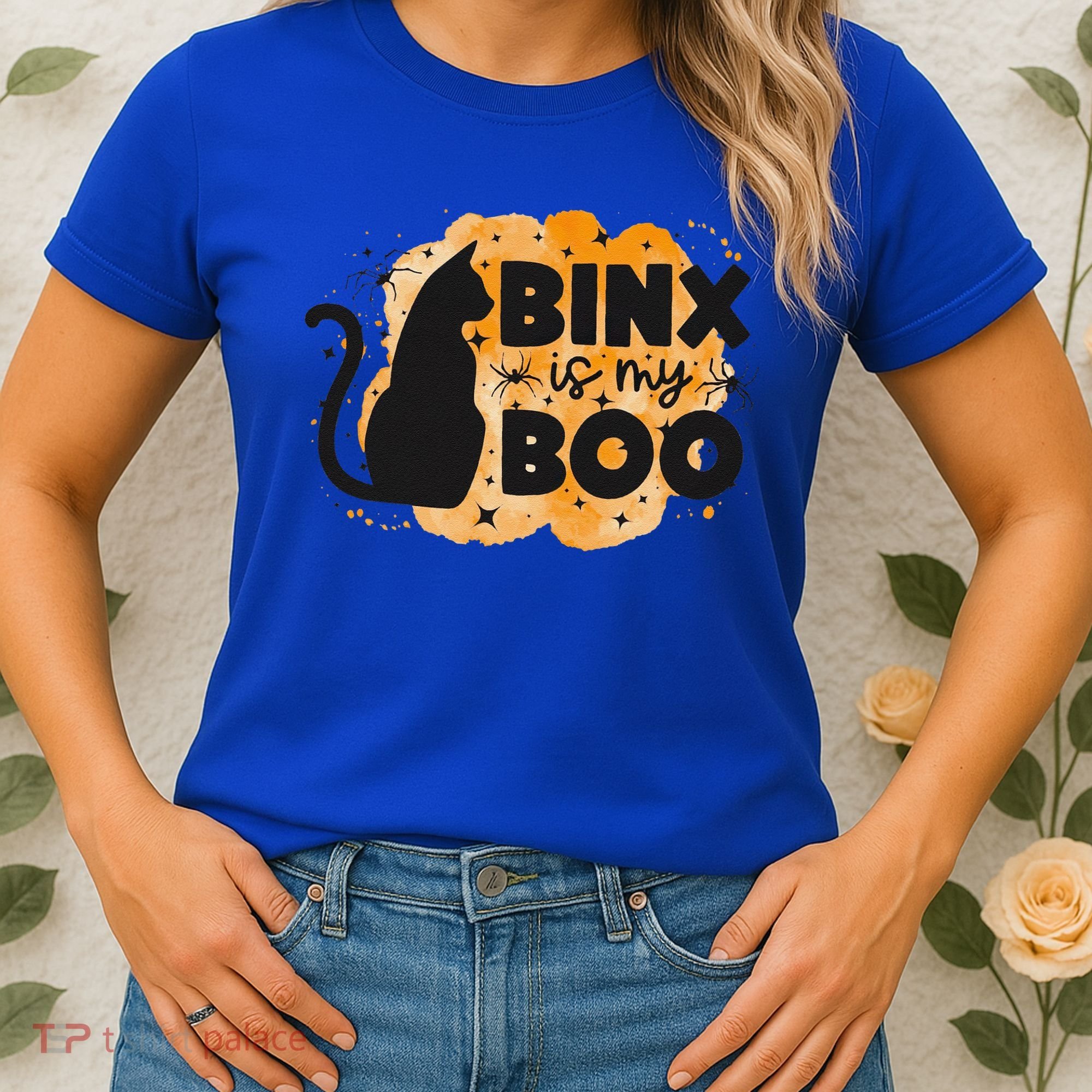 Binx Is My Boo Halloween Cat Scary Holiday Horror Night Women's T-Shirt