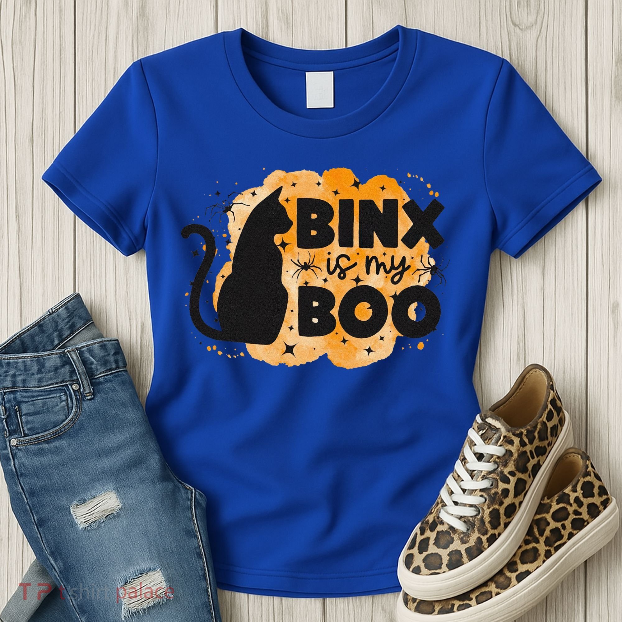 Binx Is My Boo Halloween Cat Scary Holiday Horror Night Women's T-Shirt