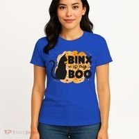 Binx Is My Boo Halloween Cat Scary Holiday Horror Night Women's T-Shirt thumb 4