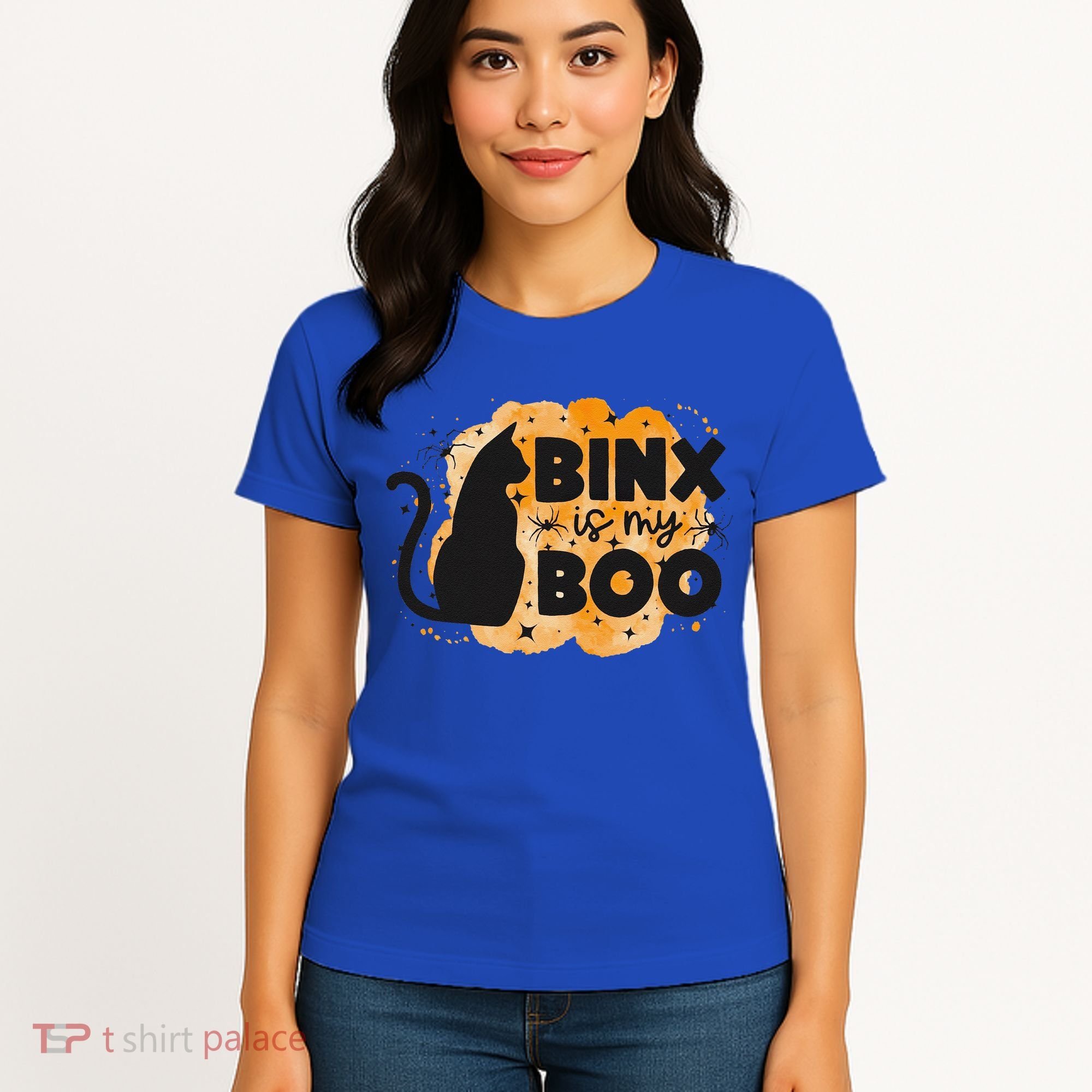 Binx Is My Boo Halloween Cat Scary Holiday Horror Night Women's T-Shirt