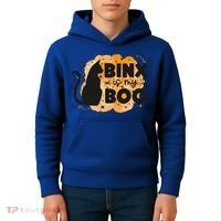Binx Is My Boo Halloween Cat Scary Holiday Horror Night Kids Hoodie thumb 4
