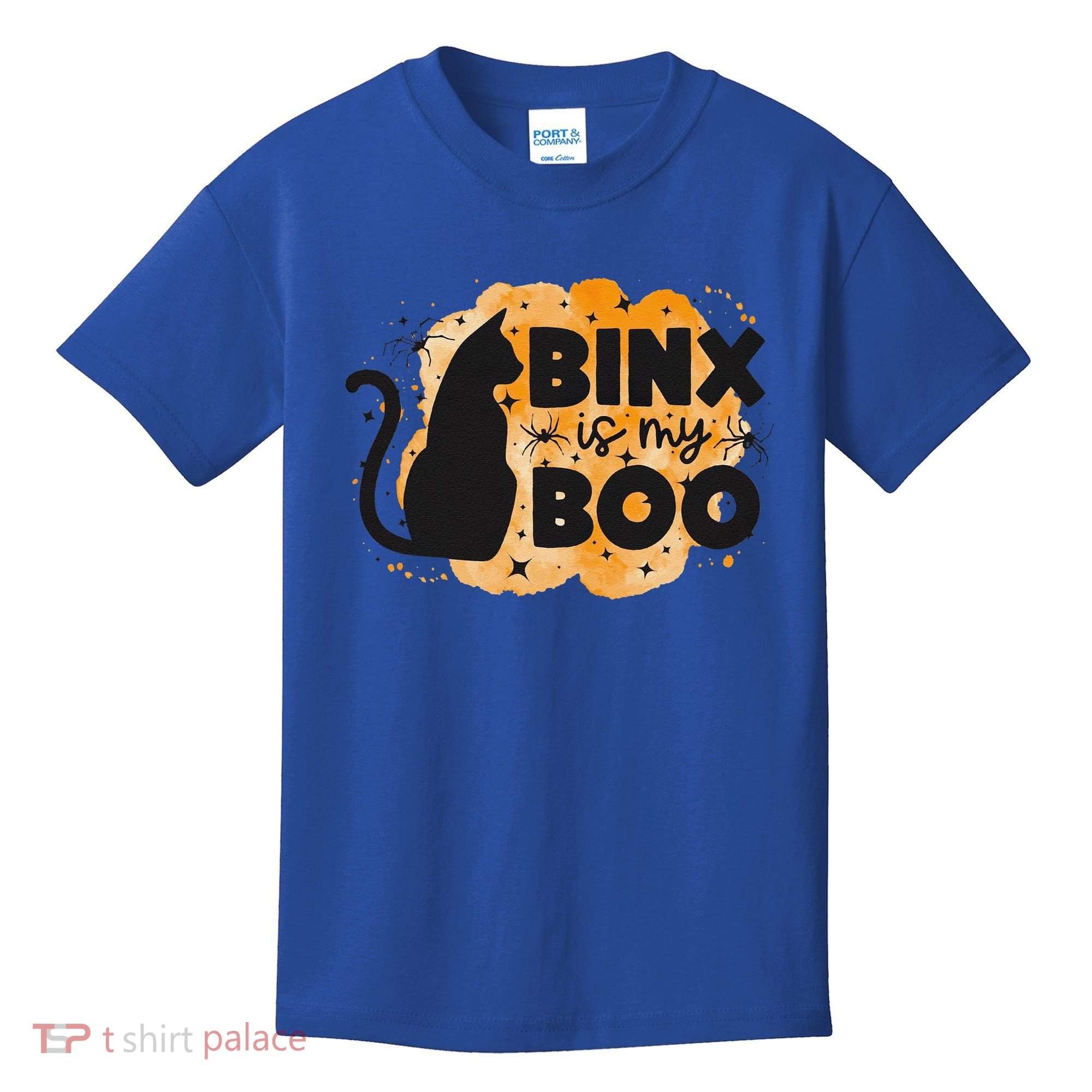 Binx Is My Boo Halloween Cat Scary Holiday Horror Night Kids T-Shirt