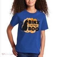 Binx Is My Boo Halloween Cat Scary Holiday Horror Night Kids T-Shirt thumb 2