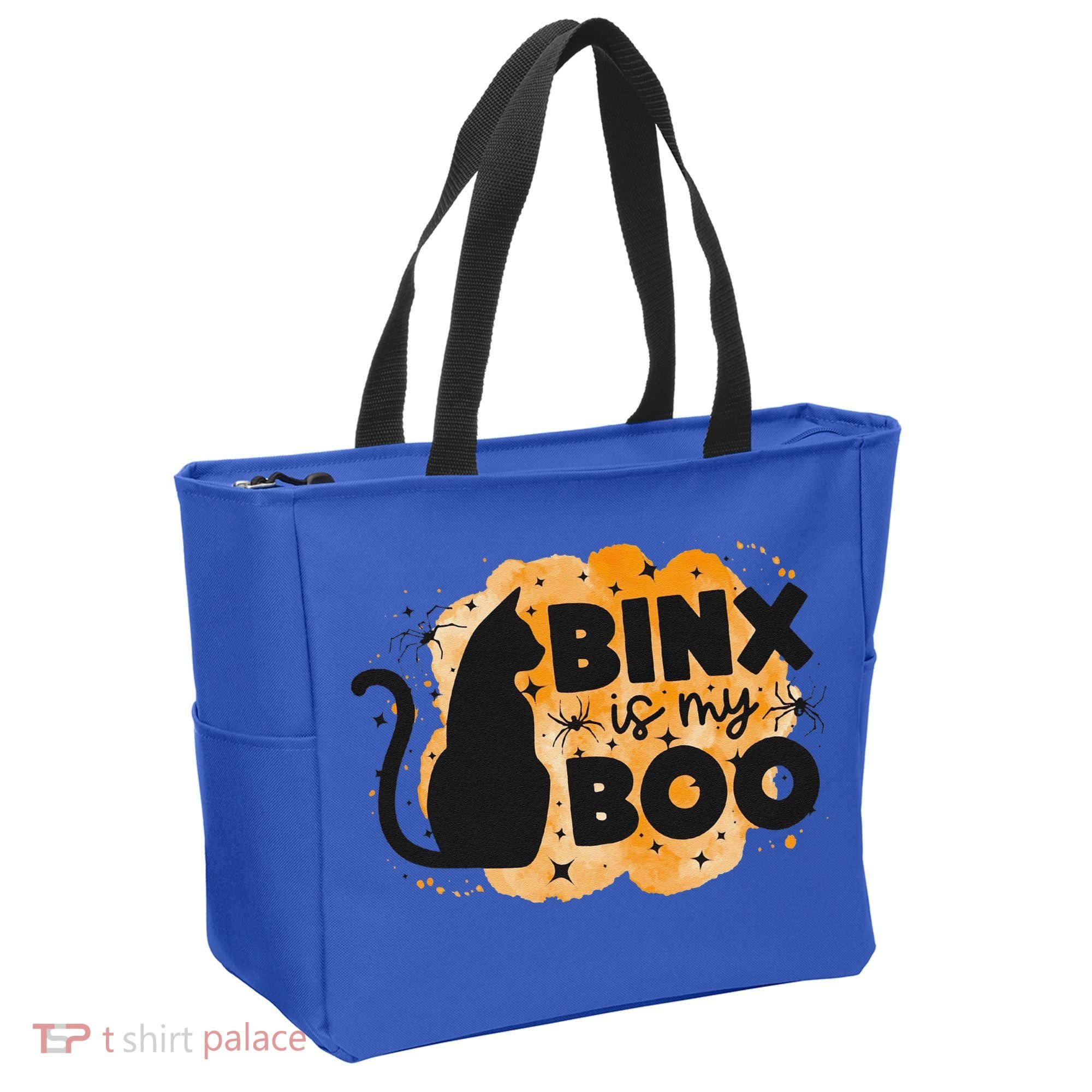 Binx Is My Boo Halloween Cat Scary Holiday Horror Night Tote Bag