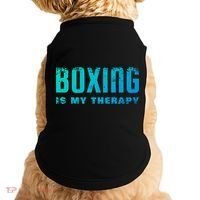 Boxing Is My Therapy Boxer Cool Gift Doggie Tank thumb 0