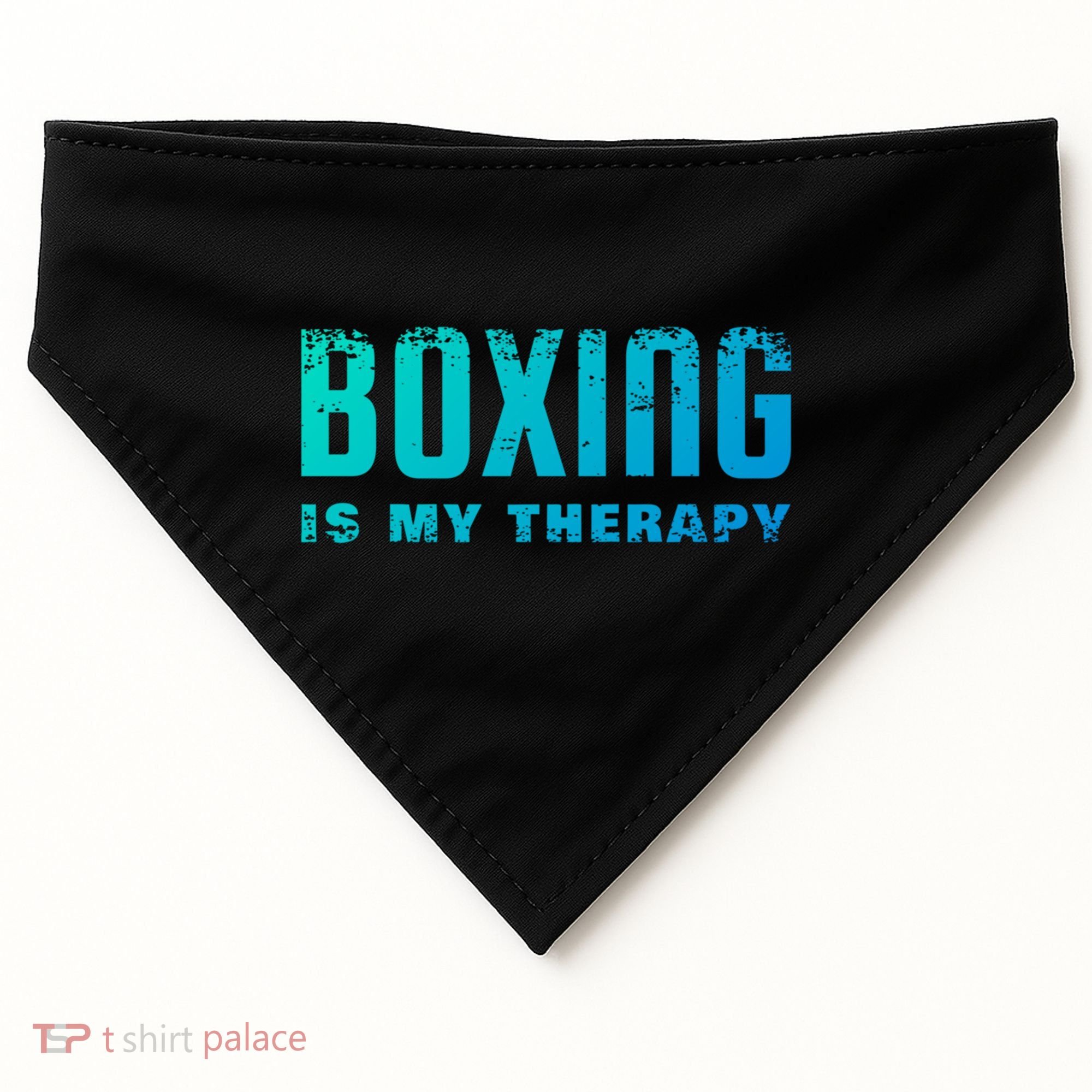 Boxing Is My Therapy Boxer Cool Gift USA-Made Doggie Bandana