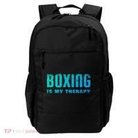 Boxing Is My Therapy Boxer Cool Gift Backpack thumb 0