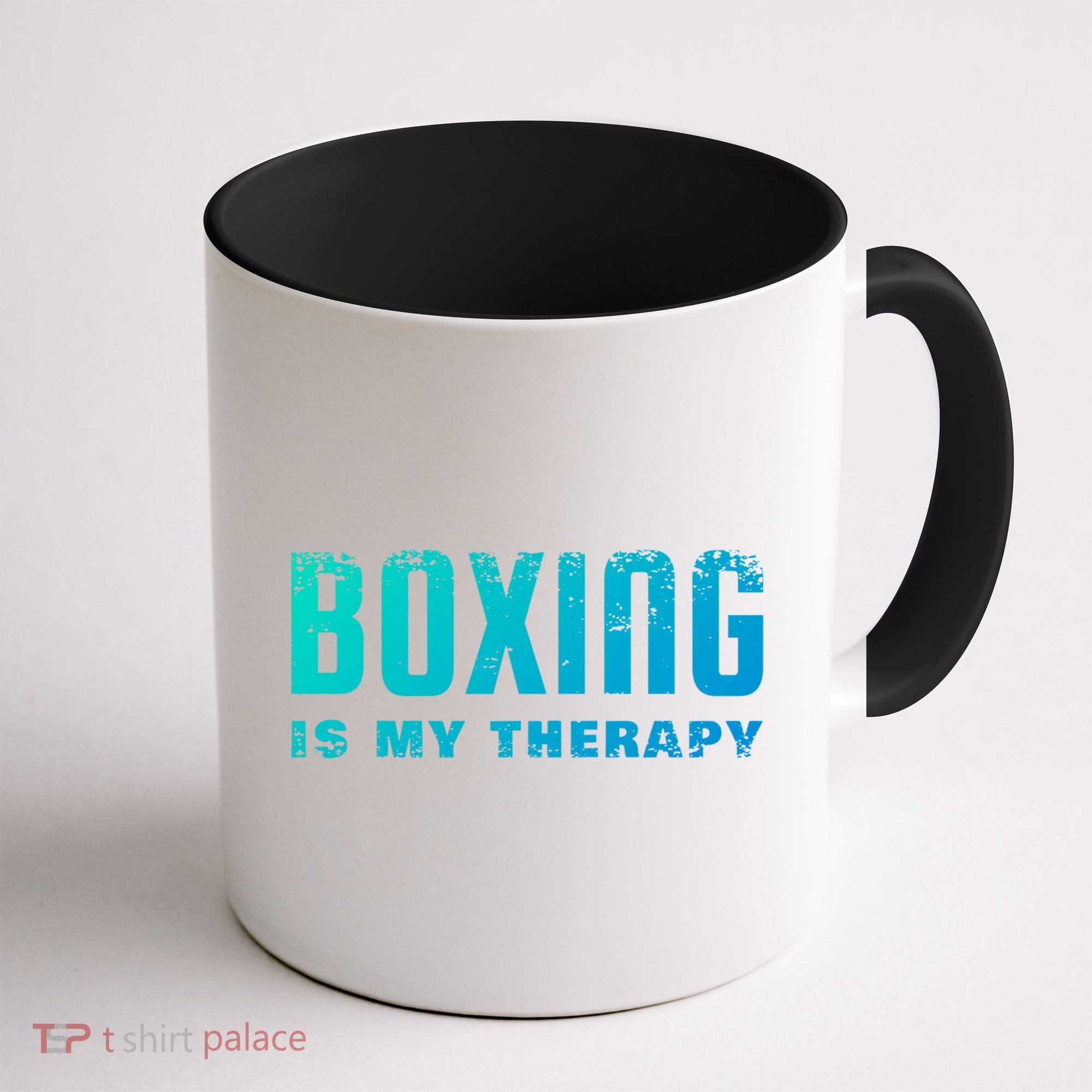 Boxing Is My Therapy Boxer Cool Gift Coffee Mug