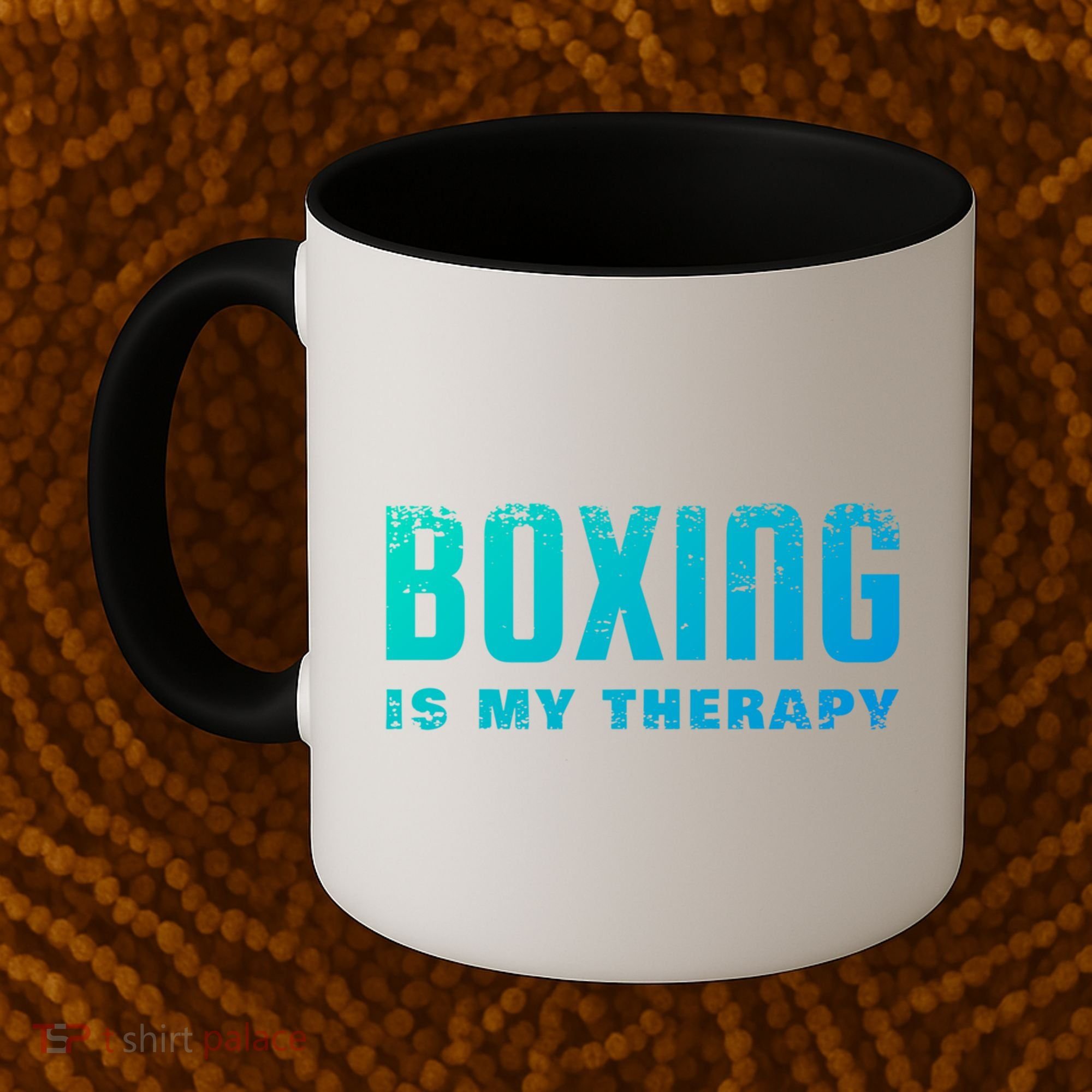Boxing Is My Therapy Boxer Cool Gift Coffee Mug