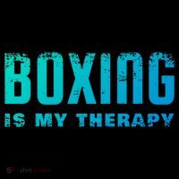 Boxing Is My Therapy Boxer Cool Gift Women's Hoodie thumb 2