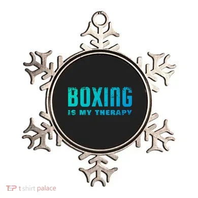 Boxing Is My Therapy Boxer Cool Gift Ornament