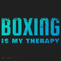 Boxing Is My Therapy Boxer Cool Gift Hat thumb 2