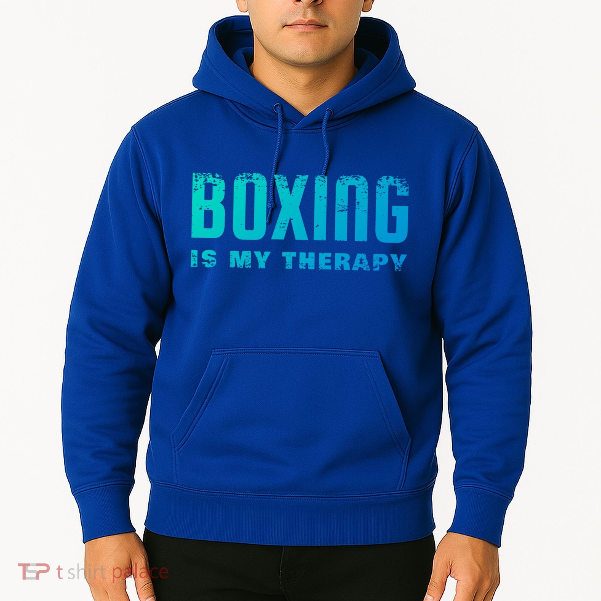 Boxing Is My Therapy Boxer Cool Gift Hoodie