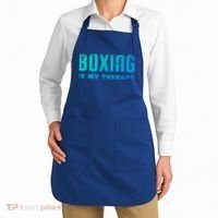 Boxing Is My Therapy Boxer Cool Gift Apron thumb 2