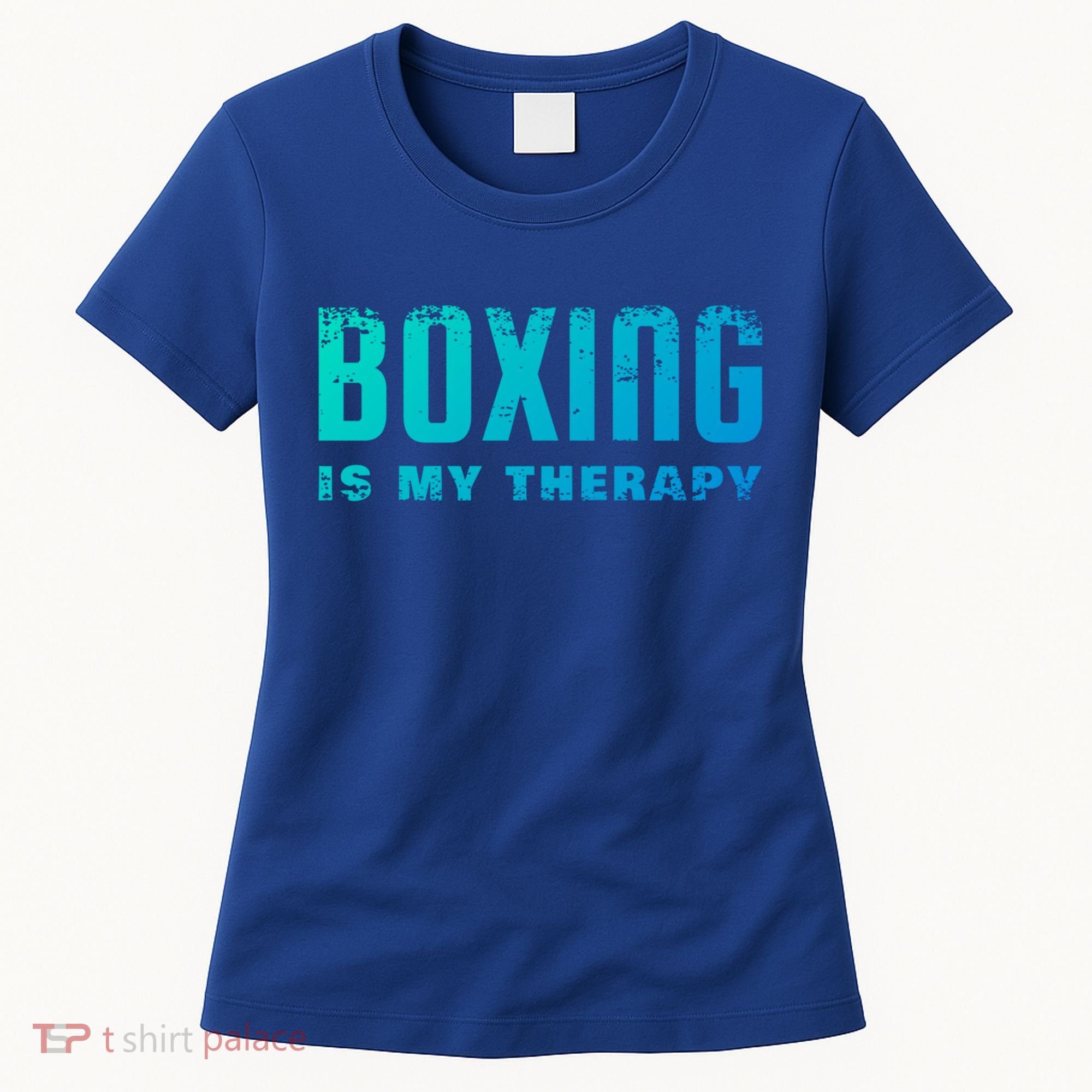 Boxing Is My Therapy Boxer Cool Gift Women's T-Shirt