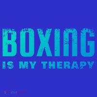 Boxing Is My Therapy Boxer Cool Gift Women's T-Shirt thumb 6