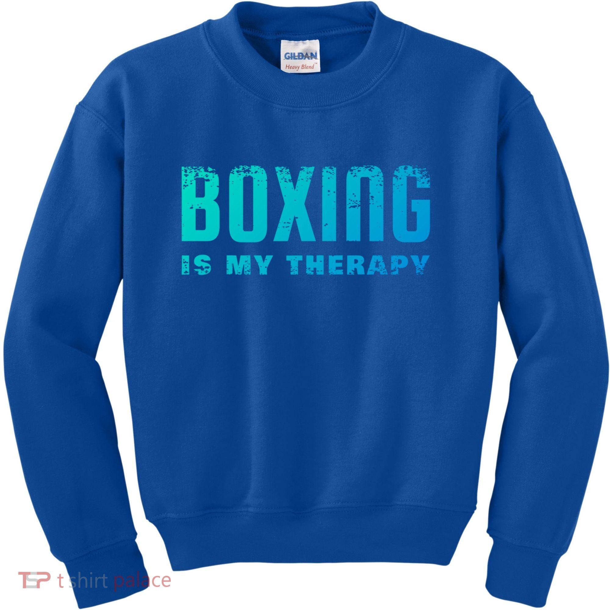 Boxing Is My Therapy Boxer Cool Gift Kids Sweatshirt