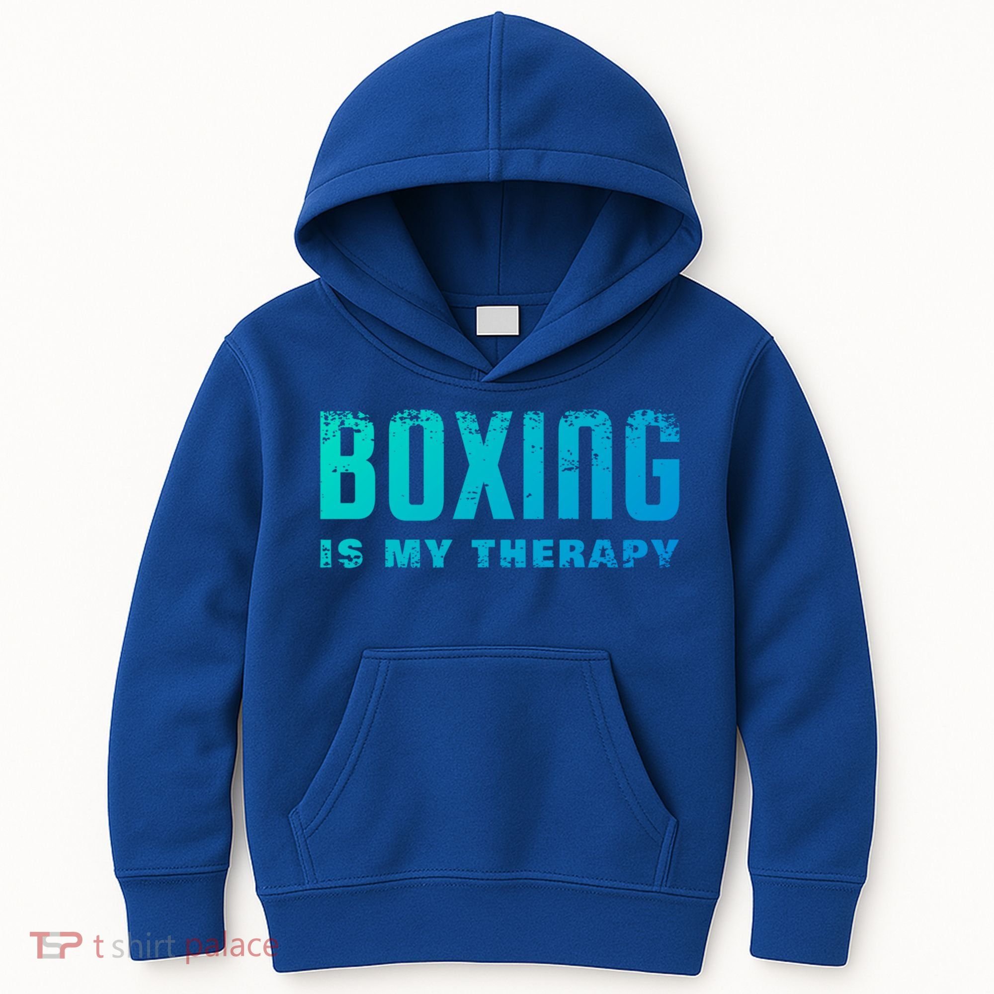 Boxing Is My Therapy Boxer Cool Gift Kids Hoodie