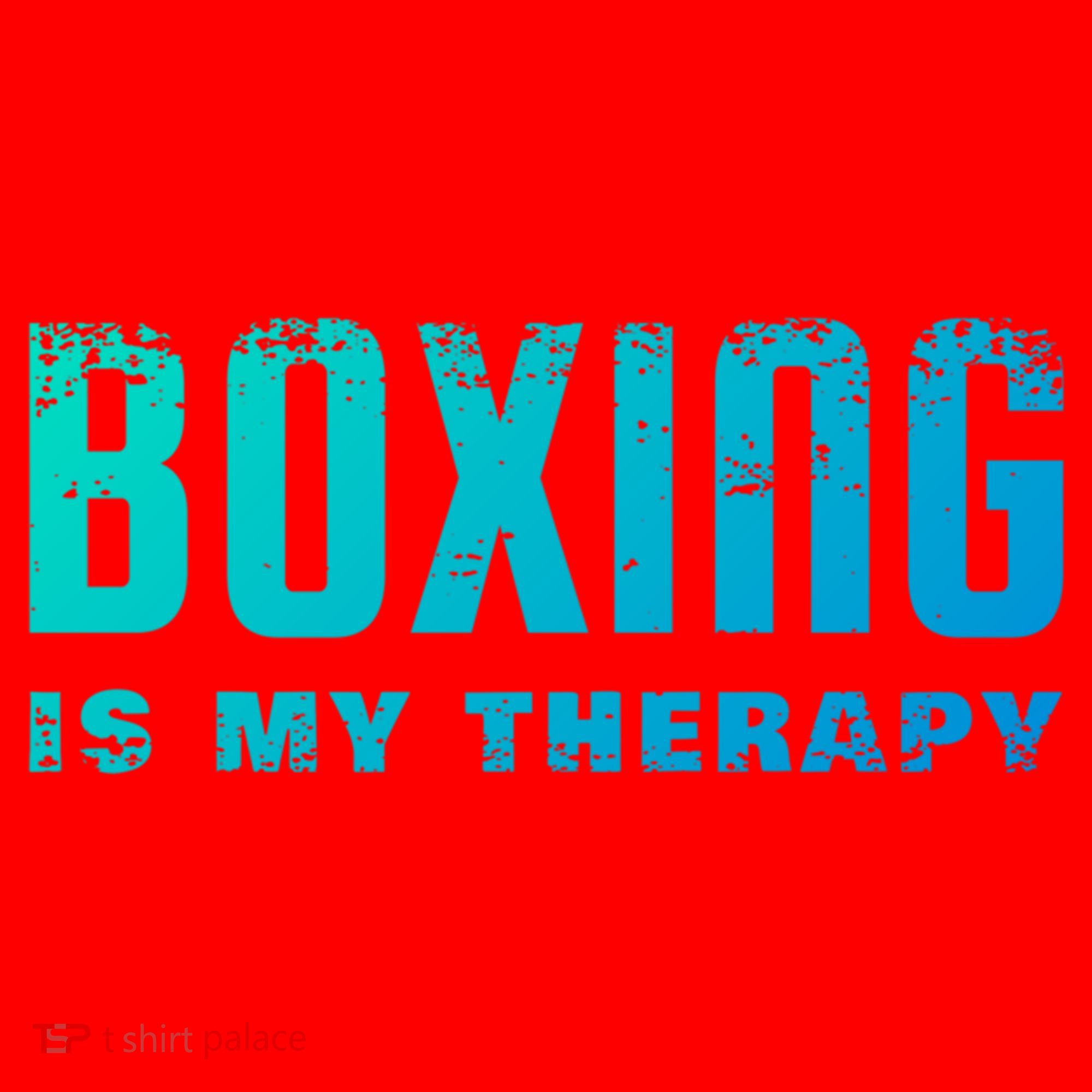 Boxing Is My Therapy Boxer Cool Gift Santa Hat