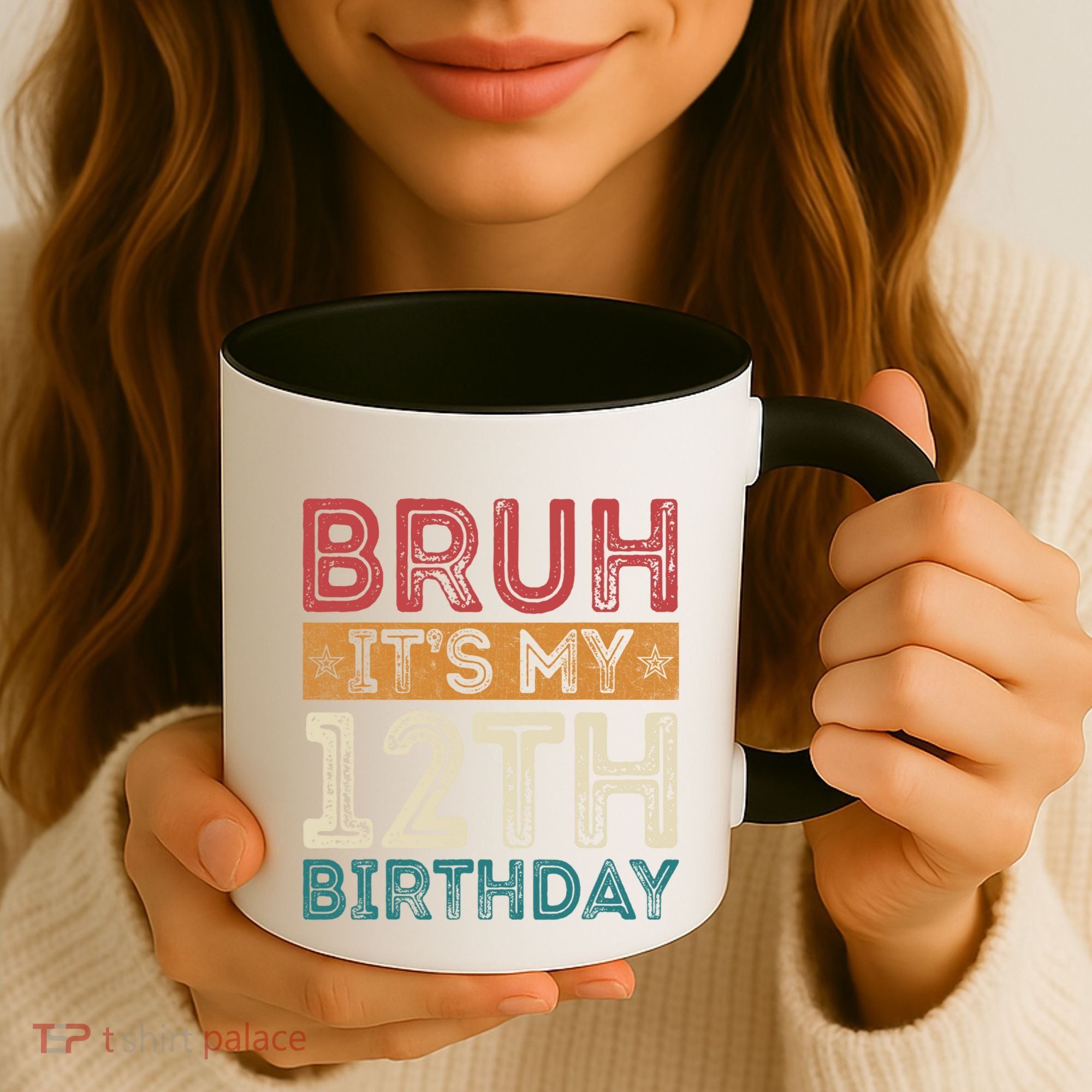 Bruh Its My 12th Birthday 12 Year Old Birthday Coffee Mug
