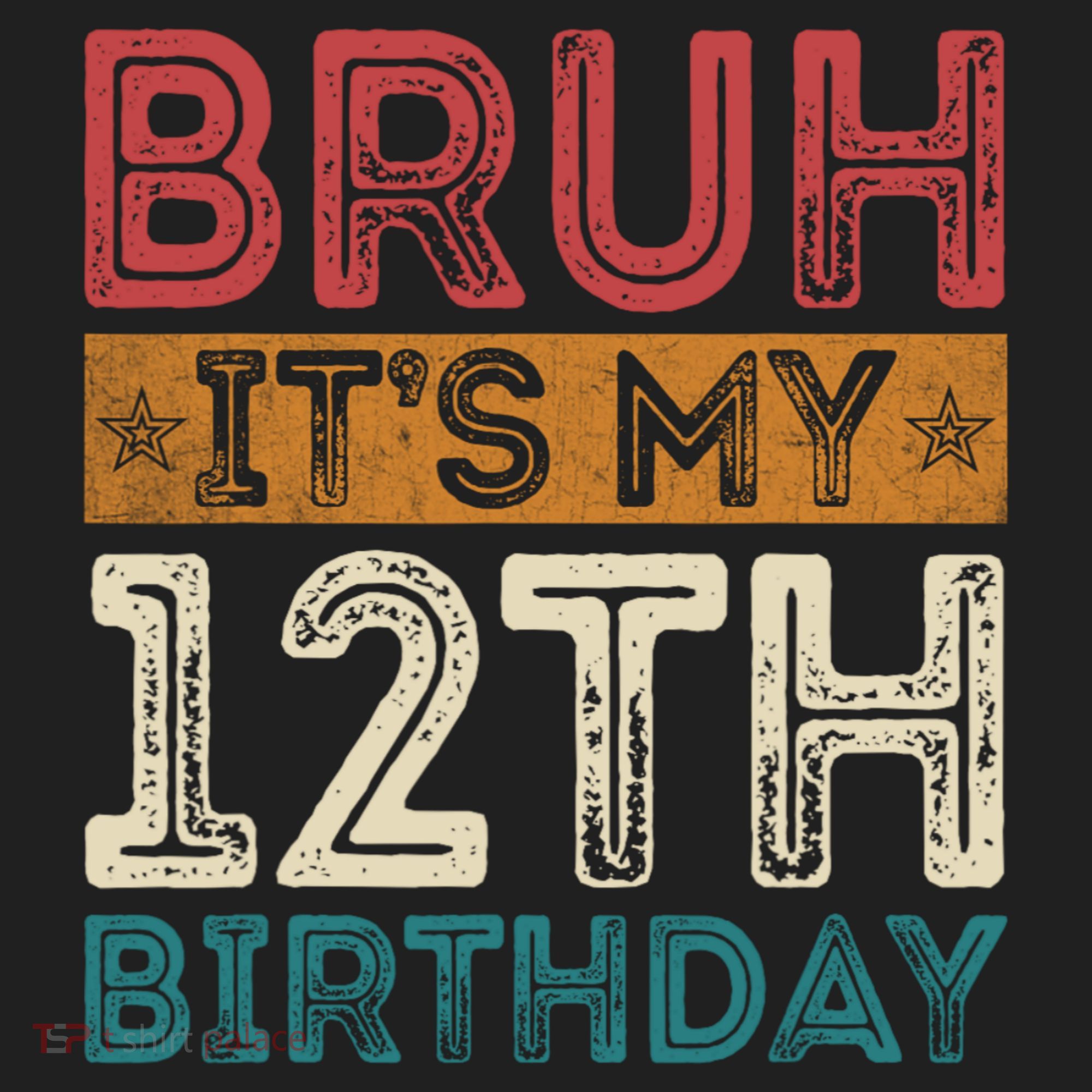Bruh Its My 12th Birthday 12 Year Old Birthday Hat