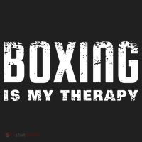Boxing Is My Therapy Boxer Gift Women's Sweatshirt thumb 2